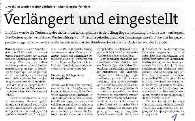 Vorschauseite 1: Verlängert und eingestellt