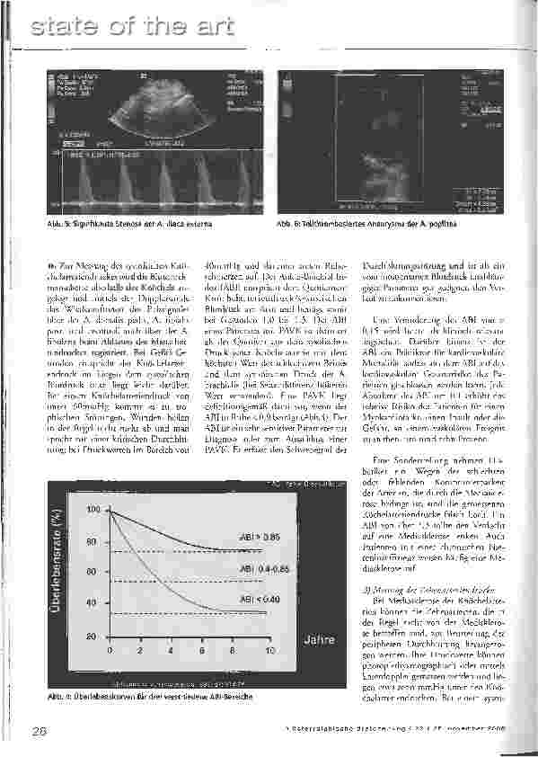 Vorschauseite 4: Nicht-invasive Diagnostik peripherer arterieller Gefäßkrankheiten