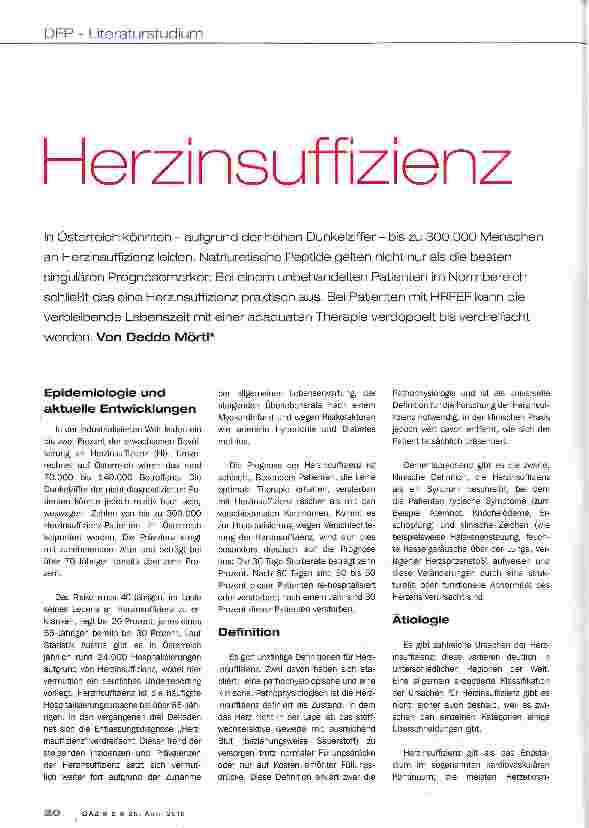 Vorschauseite 1: Herzinsuffizienz
