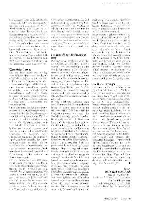 Vorschauseite 2: Das Unternehmen Grundversorgung stärken