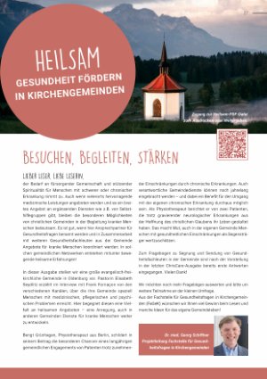 Vorschauseite 1: Heilsam Gesundheit fördern in Kirchengemeinden