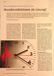 Vorschauseite 1: Stundenreduktionen als Lösung?
