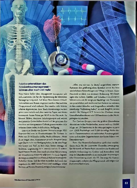 Vorschauseite 2: Netzwerk-Automation hilft dem Gesundheitssystem auf die Beine.