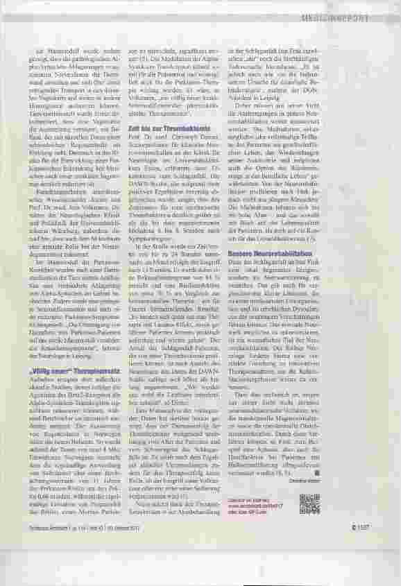 Vorschauseite 2: Neurologie als Schlüsselmedizin
