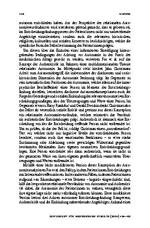 Vorschauseite 4: Medizinethische Fragestellungen zur Autonomie