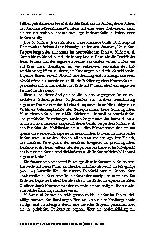 Vorschauseite 5: Medizinethische Fragestellungen zur Autonomie