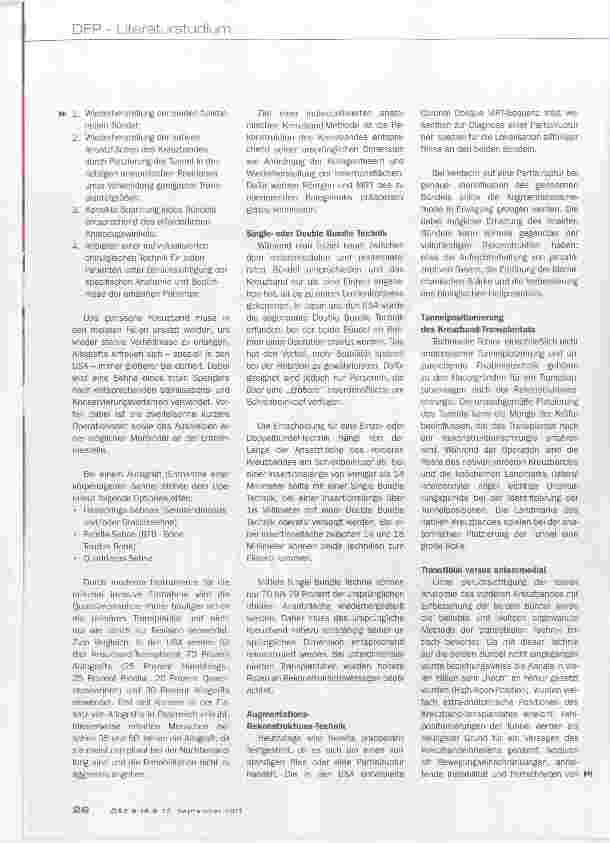 Vorschauseite 4: Kreuzbandriss