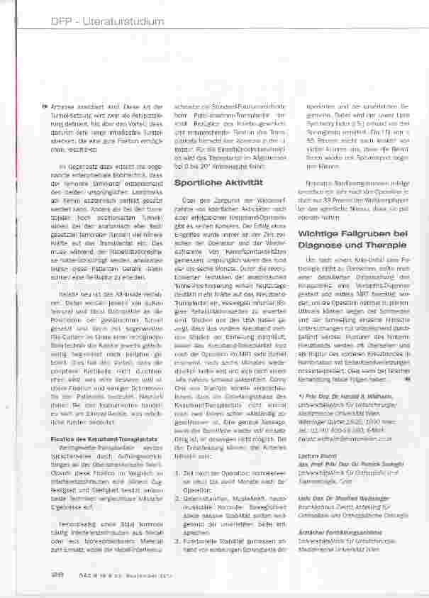 Vorschauseite 5: Kreuzbandriss