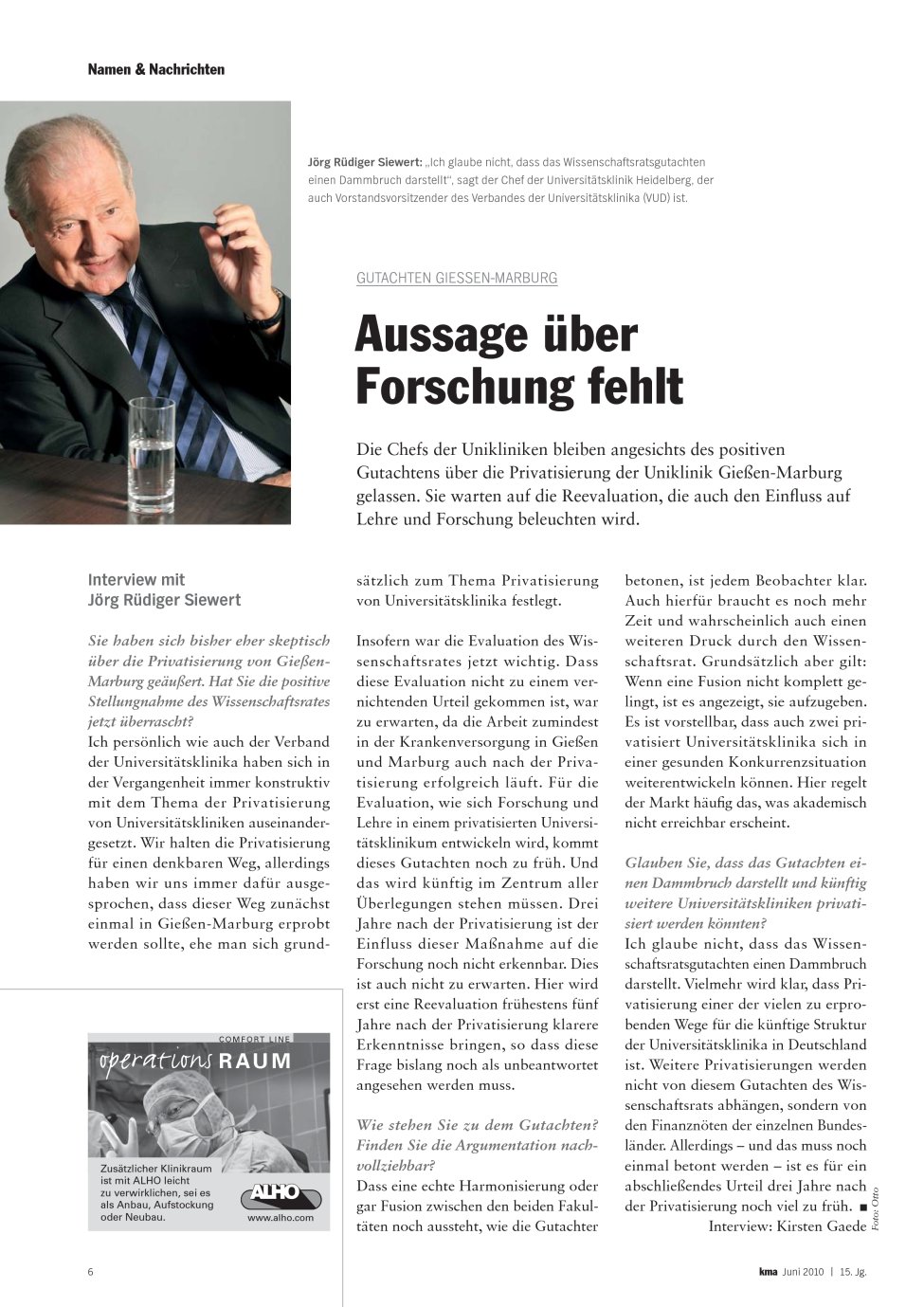 Vorschauseite 1: Aussage über Forschung fehlt
