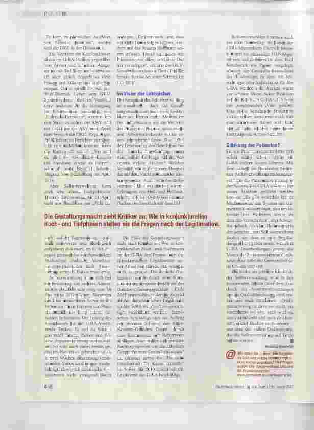 Vorschauseite 3: Ringen um die Gestaltungsmacht