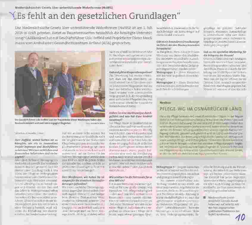 Vorschauseite 1: Es fehlt an den gesetzlichen Grundlagen