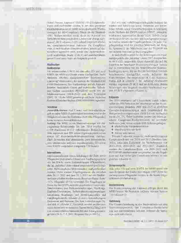 Vorschauseite 2: Förderung der hygienischen Händedesinfektion