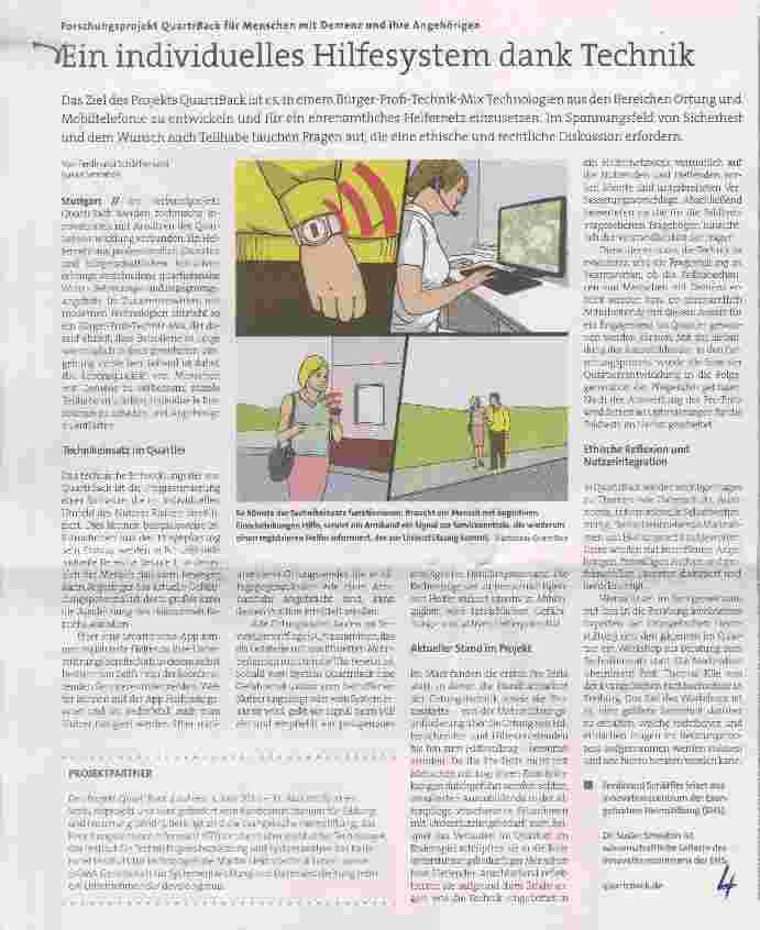Vorschauseite 1: Ein individuelles Hilfesystem dank Technik