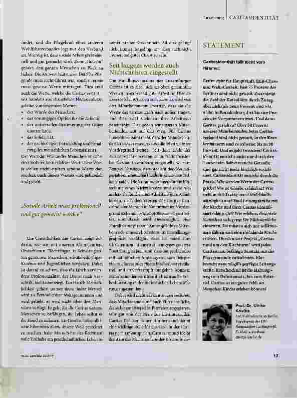 Vorschauseite 2: Auf die gelebten Werte kommt es an