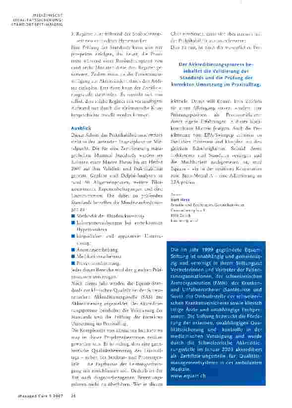 Vorschauseite 3: Klinische Indikatoren- Equam betrifft Neuseeland