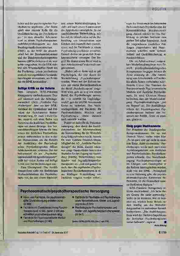Vorschauseite 2: Brücke zwischen Psyche und Soma