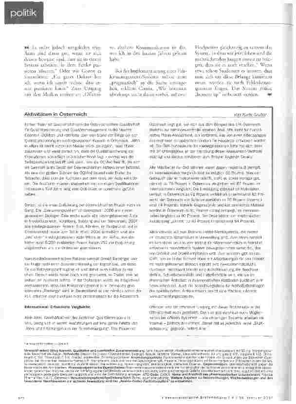 Vorschauseite 3: ÖÄK-Symposium Patientensicherheit - Fehler erkennen, analysieren und verhindern