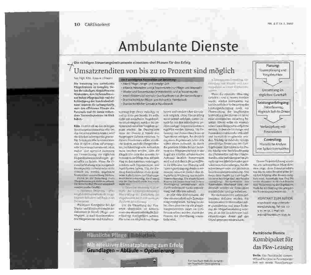 Vorschauseite 1: Umsatzrenditen von bis zu 10 Prozent sind möglich