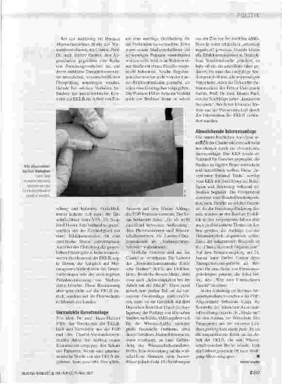 Vorschauseite 2: Ein tief greifender Dissens