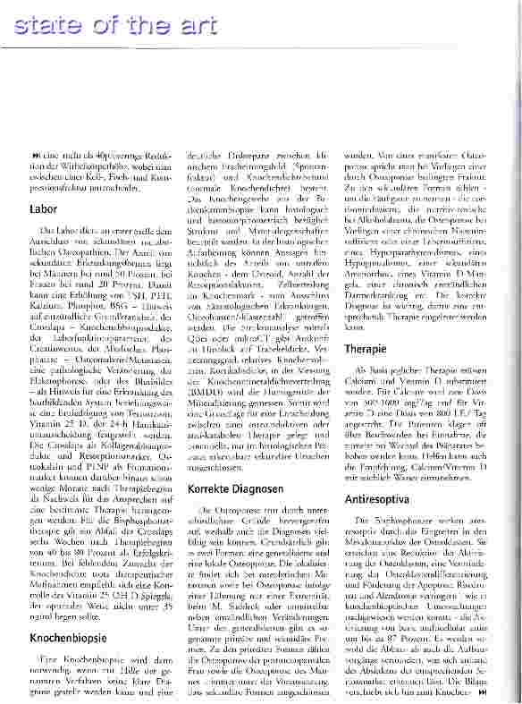 Vorschauseite 6: Management der Osteoporose