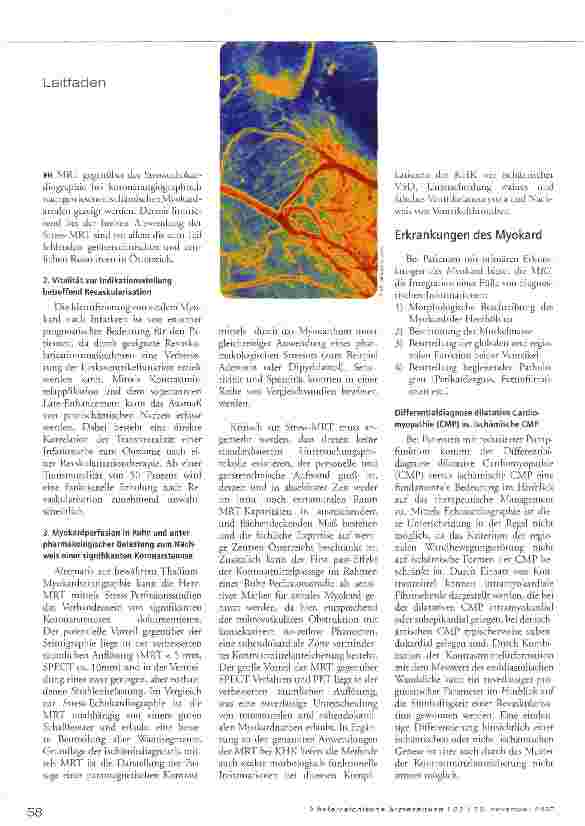 Vorschauseite 3: MRT in der Kardiologie