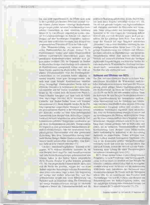 Vorschauseite 4: Vielfalt und wissenschaftlicher Wert randomisierter Studien