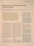 Vorschauseite 1: Hospizkultur und Palliative Care in Krisenzeiten