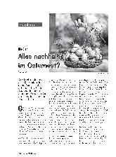 Vorschauseite 1: Bio-Eier 1 Alles nachhaltig im Osternest?