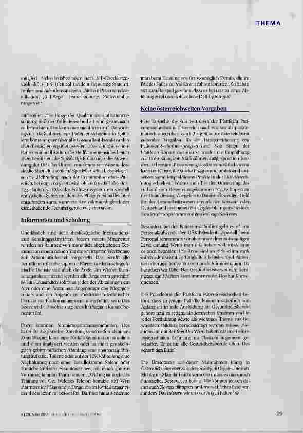 Vorschauseite 2: Vermehrte Umsetzung erforderlich