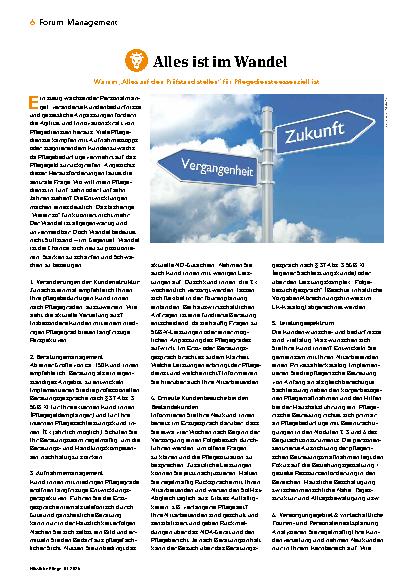 Vorschauseite 1: Alles ist im Wandel.