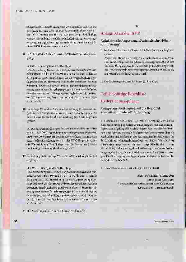 Vorschauseite 5: Beschlüsse der Bundeskommission 1/2018 am 15. März 2018 in Bad Hersfeld