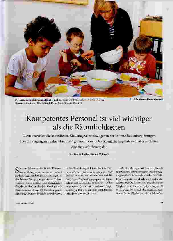 Vorschauseite 1: Kompetentes Personal ist viel wichtiger als die Räumlichkeiten