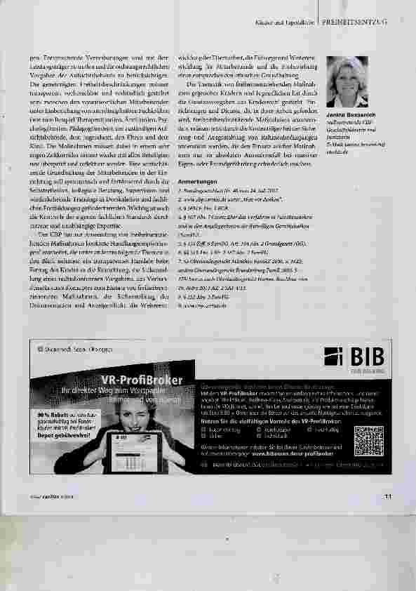 Vorschauseite 3: Nur als allerletztes Mittel und zum Wohle des Kindes