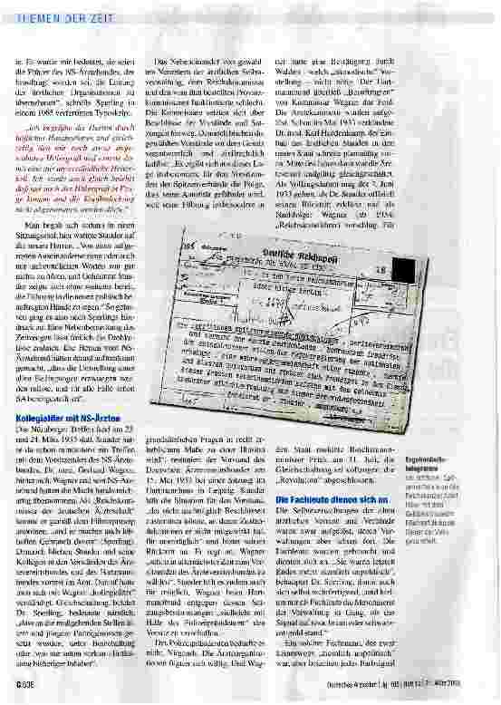 Vorschauseite 2: Freudigst fügte sich die Ärzteschaft