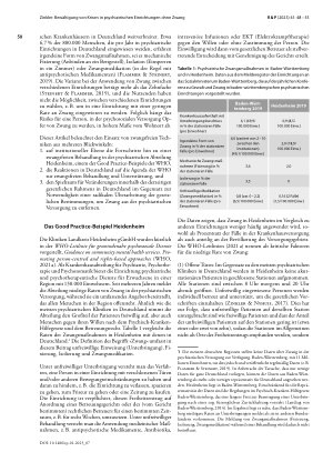 Vorschauseite 3: Bewältigung von Krisen in psychiatrischen Einrichtungen ohne Zwang – die neuen Leitlinien für die gemeindepsychiatrischen Dienste der Weltgesundheitsorganisation im Verhältnis zur…