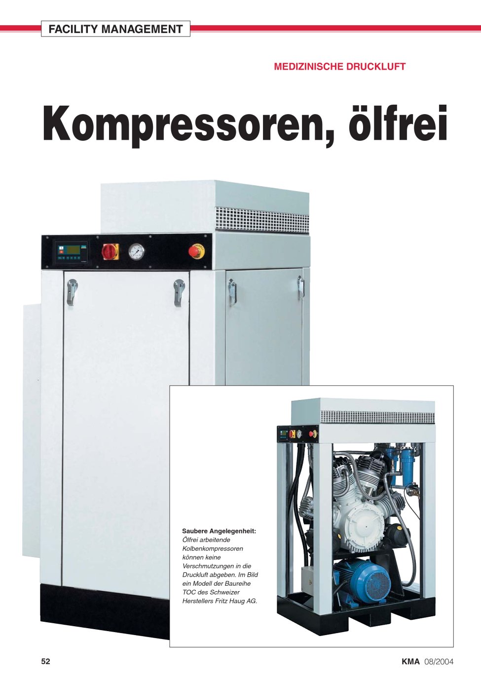 Vorschauseite 1: Kompressoren, ölfrei