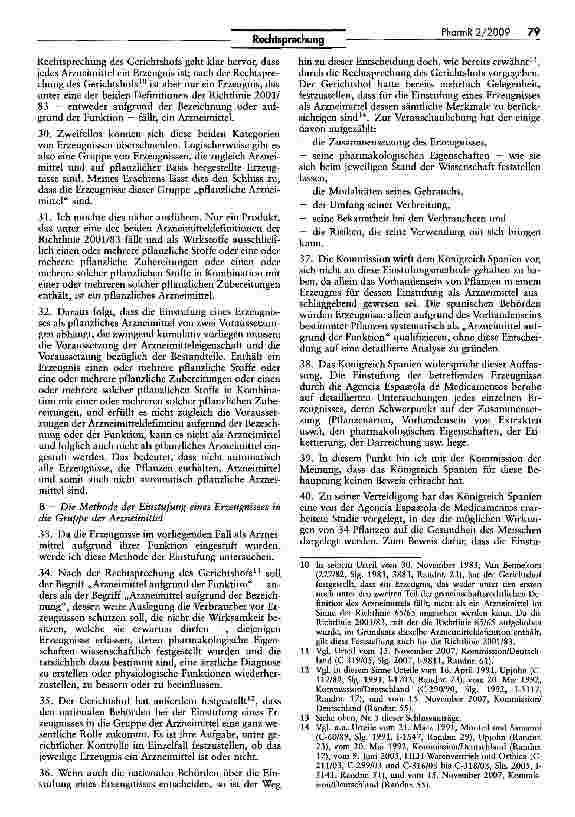 Vorschauseite 4: Maßnahmen gleicher Wirkung - Einzelstaatliche Maßnahmen, die vom Grundsalz des freien Warenverkehrs in der Gemeinschaft abweichen (pflanzliche Arzneimittel)