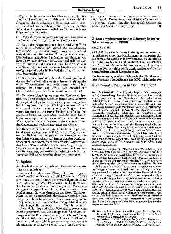 Vorschauseite 6: Maßnahmen gleicher Wirkung - Einzelstaatliche Maßnahmen, die vom Grundsalz des freien Warenverkehrs in der Gemeinschaft abweichen (pflanzliche Arzneimittel)