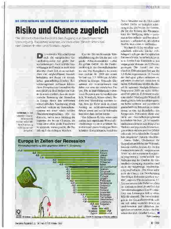 Vorschauseite 1: Risiko und Chance zugleich