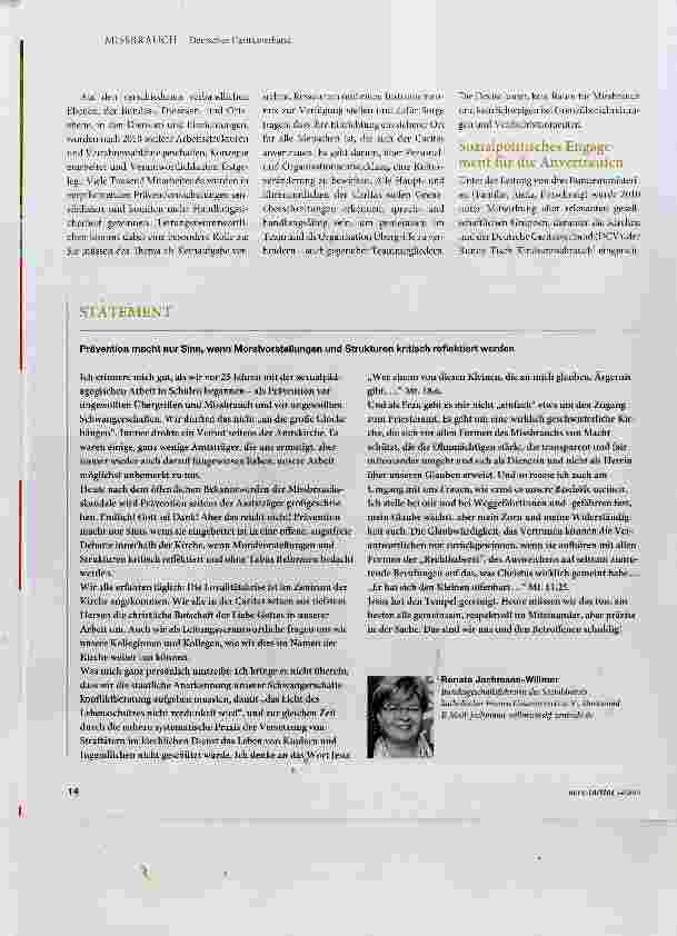 Vorschauseite 2: Kein Raum für Missbrauch und kein Schweigen bei Verdacht