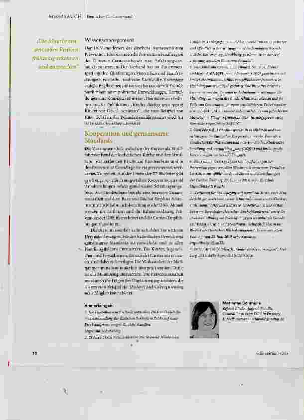 Vorschauseite 4: Kein Raum für Missbrauch und kein Schweigen bei Verdacht
