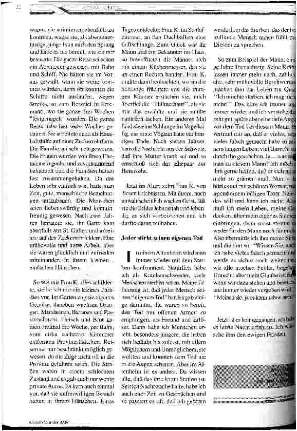 Vorschauseite 2: Altersheim-Alltag