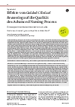 Vorschauseite 1: Effekte von Guided Clinical Reasoning auf die Qualität des Advanced Nursing Process
