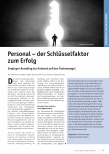 Vorschauseite 1: Personal - der Schlüsselfaktor zum Erfolg. Employer Branding als Antwort auf den Ärztemangel.