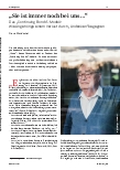 Vorschauseite 1: „Sie ist immer noch bei uns …“ Das „Continuing Bonds“-Modell: Wie Angehörige einem Verlust durch „Andenken“ begegnen