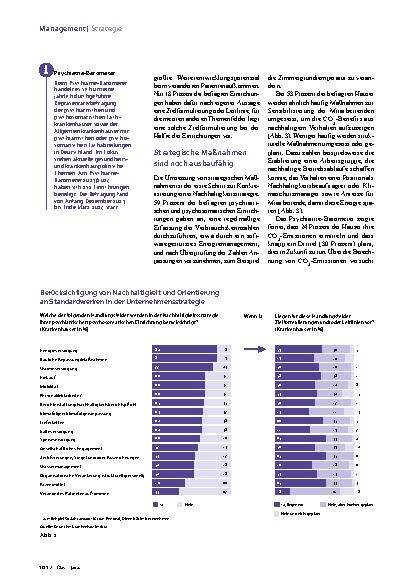 Vorschauseite 3: Nachhaltigkeitsstrategien noch in den Anfängen