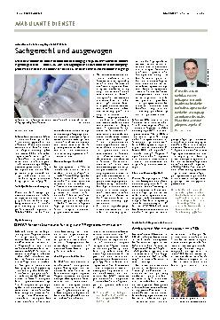 Vorschauseite 1: Sachgerecht und ausgewogen