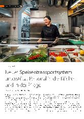 Vorschauseite 1: Neues Speisentransportsystem unterstützt Personal in der Küche und in der Pflege