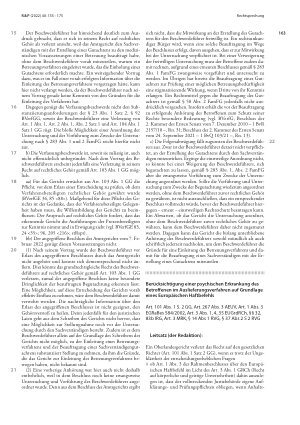 Vorschauseite 1: Berücksichtigung einer psychischen Erkrankung des Betroffenen im Auslieferungsverfahren auf Grundlage eines Europäischen Haftbefehls