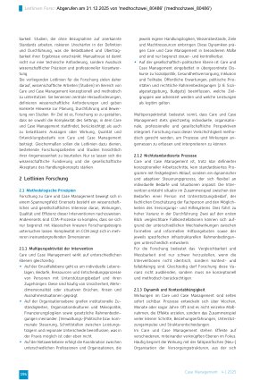 Vorschauseite 3: Leitlinien Forschung im Care und Case Management (DGCC)